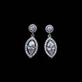 Luxury Full Marquise Zircon Drop Earrings For Women Elegant Commuter Style Jewelry view 4