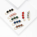 Alloy Color Pearl Safety Brooch Pin Set For Clothing Closure view 3
