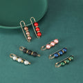 Alloy Color Pearl Safety Brooch Pin Set For Clothing Closure view 4