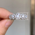 Luxury Women's Wedding Ring With Irregular Zircon, Niche Geometric Fashion Finger Jewelry view 5
