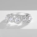 Luxury Women's Wedding Ring With Irregular Zircon, Niche Geometric Fashion Finger Jewelry view 2