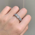Luxury Women's Wedding Ring With Irregular Zircon, Niche Geometric Fashion Finger Jewelry view 3