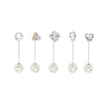 Metal Alloy Rhinestone Pearl Brooch Pin For Sweaters And Shirts view 6