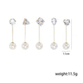 Metal Alloy Rhinestone Pearl Brooch Pin For Sweaters And Shirts view 5