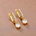 Minimalist Single Zircon Ear Cuff Korean Fresh Cute Youth Style Women's Fashion Earrings view 3