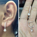 Minimalist Single Zircon Ear Cuff Korean Fresh Cute Youth Style Women's Fashion Earrings view 1
