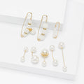 Pearl Metal Brooch Pin Buckle For Sweaters Shirts And Cardigans view 4