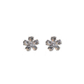 Light Luxury Alloy Rhinestone Flower Necklace And Stud Earrings Jewelry Set view 5