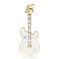 Alloy Enamel Guitar Brooch Fashion Lapel Pin For Clothing view 1