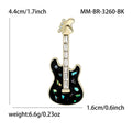 Alloy Enamel Guitar Brooch Fashion Lapel Pin For Clothing view 5