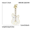 Alloy Enamel Guitar Brooch Fashion Lapel Pin For Clothing view 4