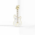 Alloy Enamel Guitar Brooch Fashion Lapel Pin For Clothing view 3
