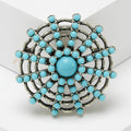 Alloy Rhinestone Bohemian Vintage Brooch Pin For Women's Apparel view 6