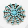 Alloy Rhinestone Bohemian Vintage Brooch Pin For Women's Apparel view 4