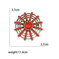 Alloy Rhinestone Bohemian Vintage Brooch Pin For Women's Apparel view 5