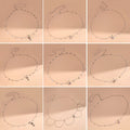 Gold Zinc Alloy Charm Pendant No.038076 for DIY Necklace Bracelet Jewelry Making view 2