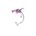 Vintage Fashion Flower Ear Cuff, No Piercing Pearl Cartilage Clip Earrings view 5