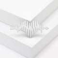 Alloy Heart Arrow Brooch Pin For Shirt Decoration And Closure view 4