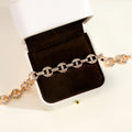 European Geometric Rhinestone Bracelet, Roman Style Full Crystal Bangle Fashion Hand Jewelry view 4