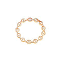 European Geometric Rhinestone Bracelet, Roman Style Full Crystal Bangle Fashion Hand Jewelry view 5