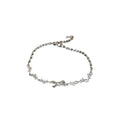 Light Luxury Copper Zircon Flower Butterfly Bangle Minimalist Cool Style Jewelry for Women view 5