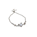 Copper Zircon Cat Eye Heart Star Bangle Minimalist Light Luxury Fashion Bracelet view 5