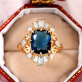 European Light Luxury Crown Ring Creative Fashion Pattern King Princess Temperament Finger Jewelry view 2