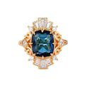 European Light Luxury Crown Ring Creative Fashion Pattern King Princess Temperament Finger Jewelry view 5