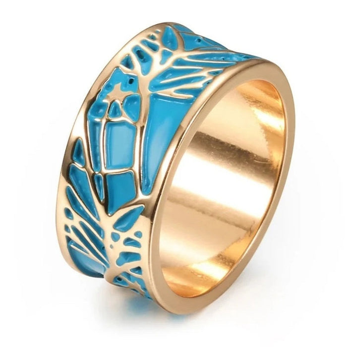 Creative Enamel Index Finger Ring, Sweet Cool Hip Hop Personalized European Style Fashion Jewelry