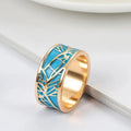 Creative Enamel Index Finger Ring, Sweet Cool Hip Hop Personalized European Style Fashion Jewelry view 2