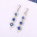 Palace Baroque Long Earrings Elegant Party Jewelry Light Luxury Accessories For Women view 3