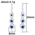 Palace Baroque Long Earrings Elegant Party Jewelry Light Luxury Accessories For Women view 5