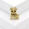 Alloy Bulldog Animal Brooch Pin For Versatile Clothing Decoration view 3
