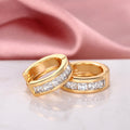 Korean Simple Square Hoop Earrings For Men And Women, Fashion Versatile Minimalist Ear Cuffs view 4