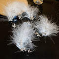 Light Luxury Pearl Bow Feather Ear Cuff Earrings With Rhinestone Accents For Women view 2