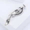 Alloy Peacock Lapel Pin Brooch For Suit And Apparel Decoration view 4