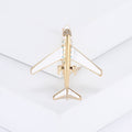 Alloy Enamel Airplane Brooch Pin For Suit Accessories view 3