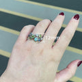 Sweet Cool Style Colorful Round Ring For Women, Versatile Birthday Gift Personality Index Finger Ring view 5