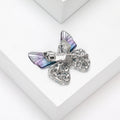 Acrylic Rhinestone Butterfly Brooch For Coats Suits And Shawls view 4