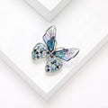 Acrylic Rhinestone Butterfly Brooch For Coats Suits And Shawls view 3
