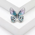 Acrylic Rhinestone Butterfly Brooch For Coats Suits And Shawls view 1