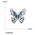 Acrylic Rhinestone Butterfly Brooch For Coats Suits And Shawls view 5