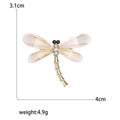 Acrylic Alloy Dragonfly Brooch For Creative Insect Clothing Accessories view 5