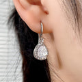 Elegant Long Crystal Water Drop Earrings For Women, Lightweight Fashion Banquet Dangle Jewelry view 4