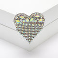 Alloy Heart Tassel Chain Brooch Pin For Suit Lapel Decoration view 9