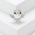 Alloy Pearl Owl Brooch Pin For Cute Animal Clothing Accessories view 4