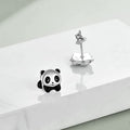 Cute Cartoon Panda Stud Earrings, Trendy Personalized National Treasure Souvenir Gift Jewelry view 4