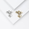 Alloy Pearl Butterfly Brooch Pin For Fashion Coats And Scarves view 3