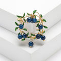 Alloy Cranberry Fruit Brooch For Simple Fashion Clothing Accessories view 3