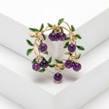 Alloy Cranberry Fruit Brooch For Simple Fashion Clothing Accessories view 4